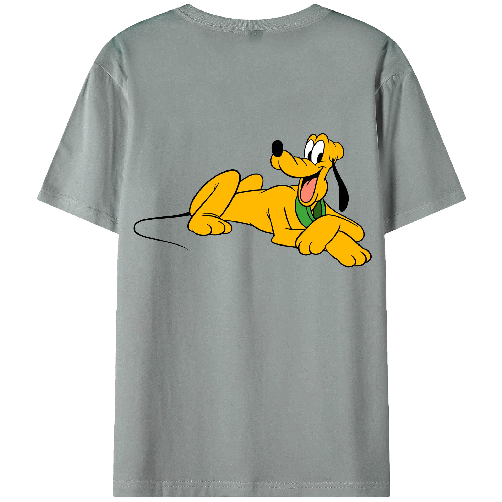 ミッキーマウス Mickey Mouse 綿100％ メンズ半袖Tシャツ（バックプリント） 通気性